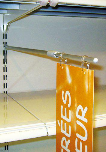 Clip-in Aisle Sign Holder