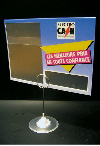 Sign holder, round base