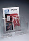 Leaflet holder, countertop or wall-mounted