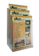3 Tier Wall Mounted Leaflet Holder