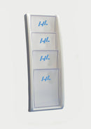 Panorama Wall Mounted Leaflet Dispensers - Single
